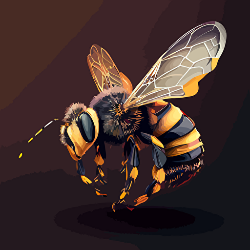 a vector bee