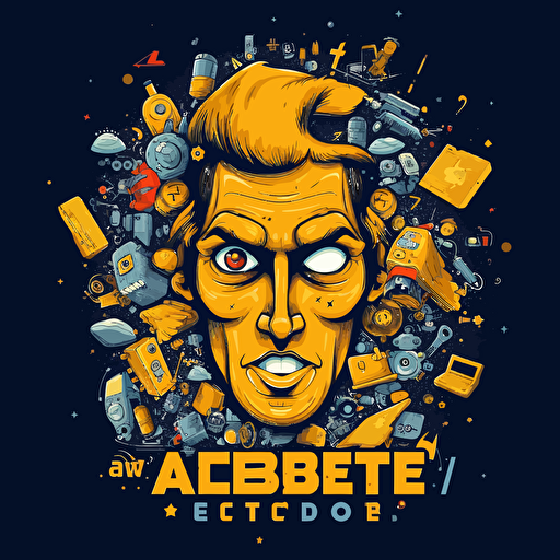 create a ad tech company named "adbet" vector logo which its solutions is specialized in online bet companies, illustration