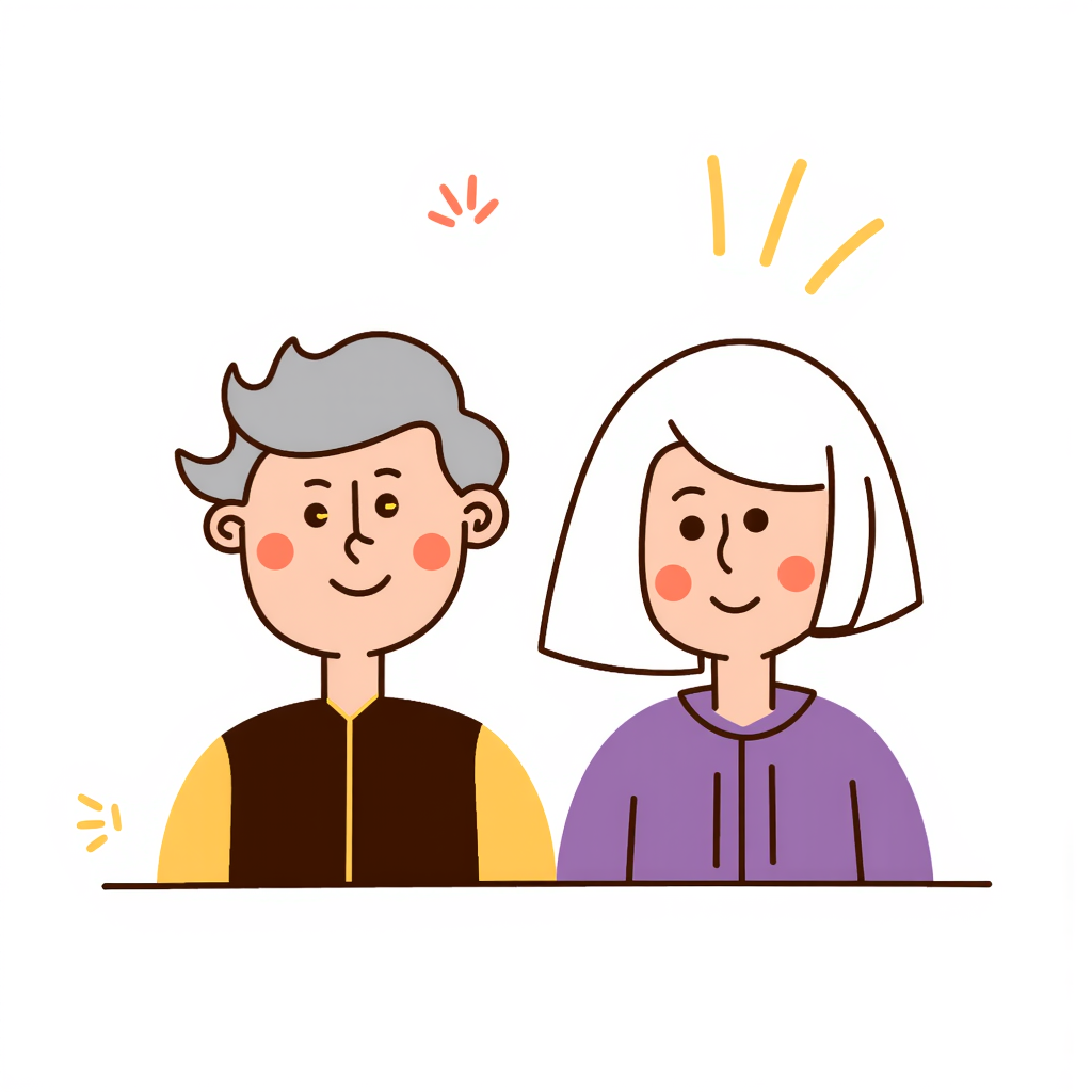 an elderly couple