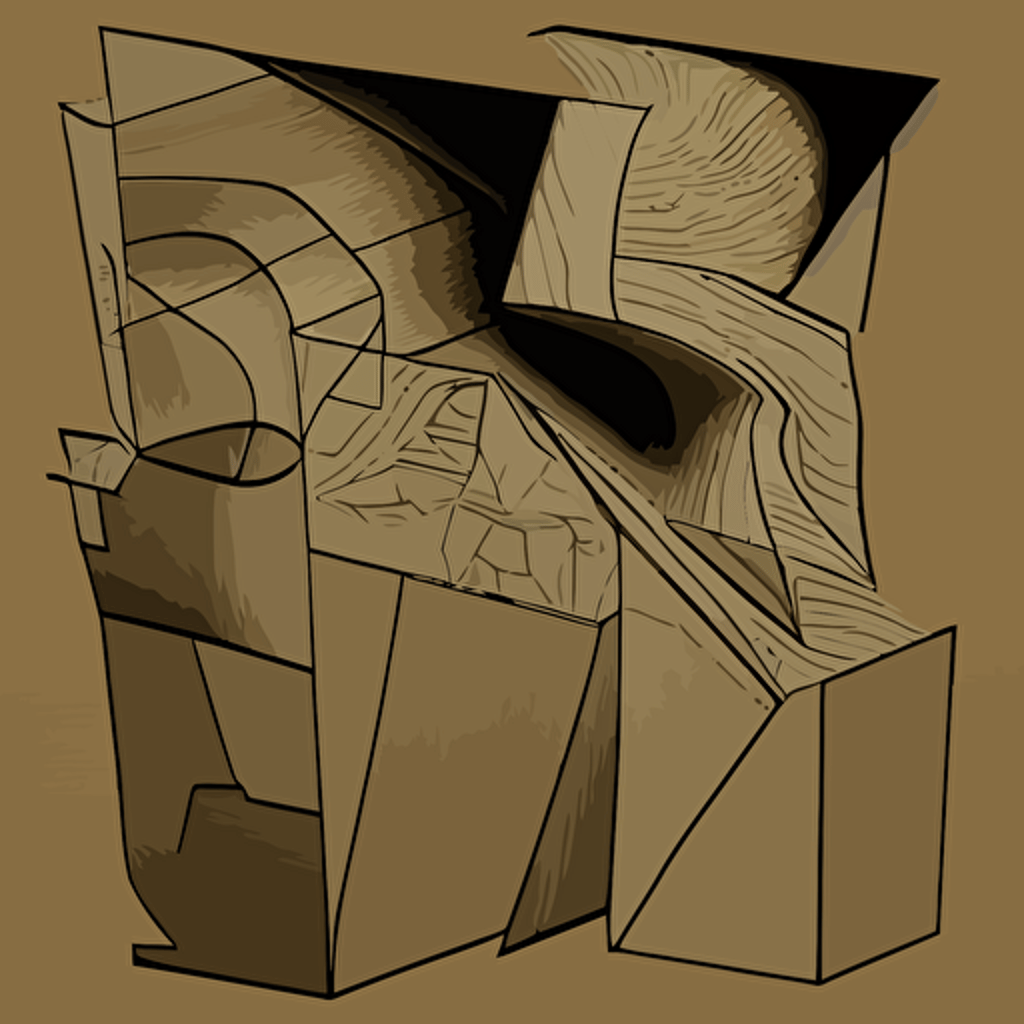 nishida kitarō dialectic contradictory self identity abstract cubism euclidean georgy kurasov albert gleizes cell shaded gustave dore trending artstation unreal engine 3d shading shadow depth