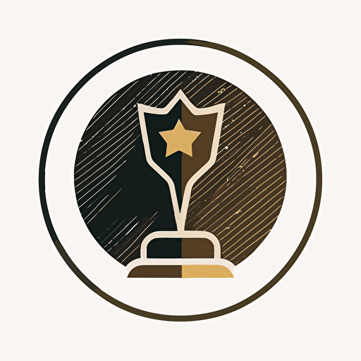 award icon, simple vector