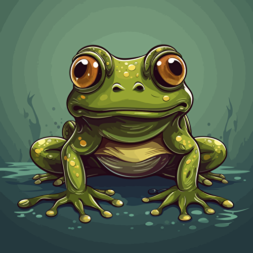 vector illustration frog