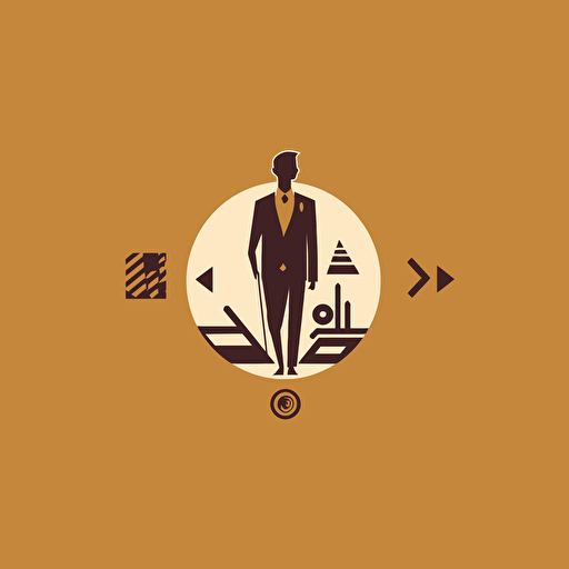 tailoring vector minimalist logo, African motifs