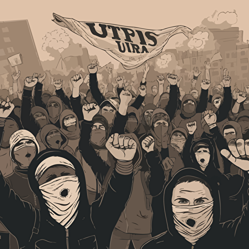 football ultras vector art