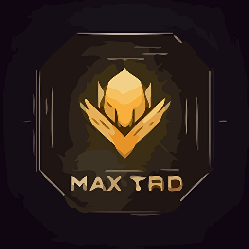 vector simplistic Logo design for game matrix