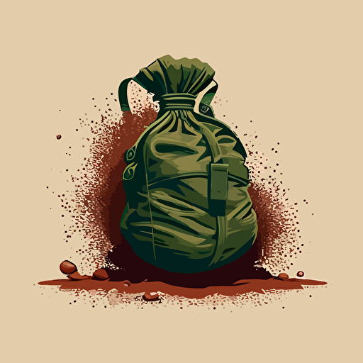 sack of grenade vector