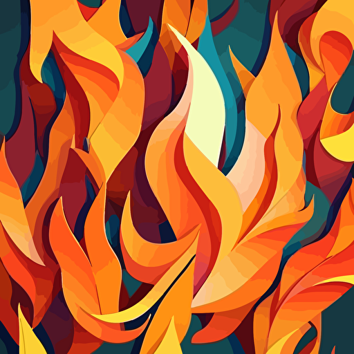 flame background texture vector illustration flat style
