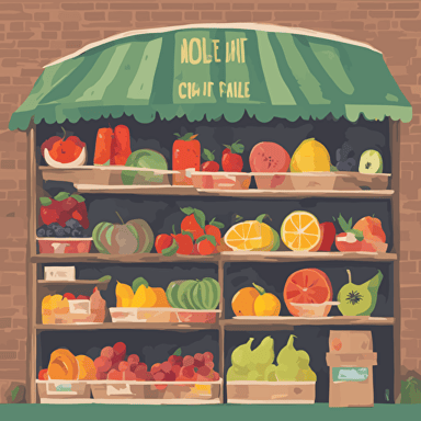 a fruit shop