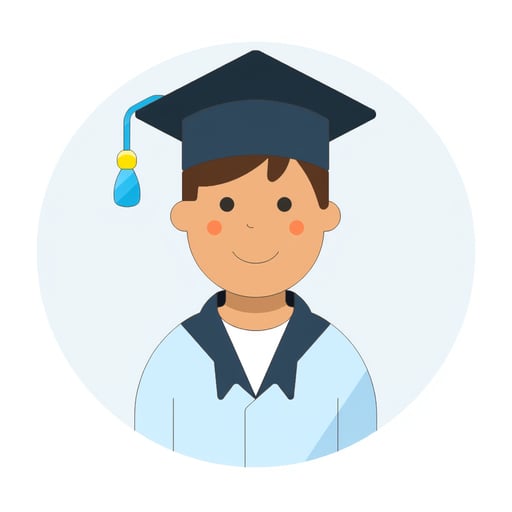 a man graduating from college