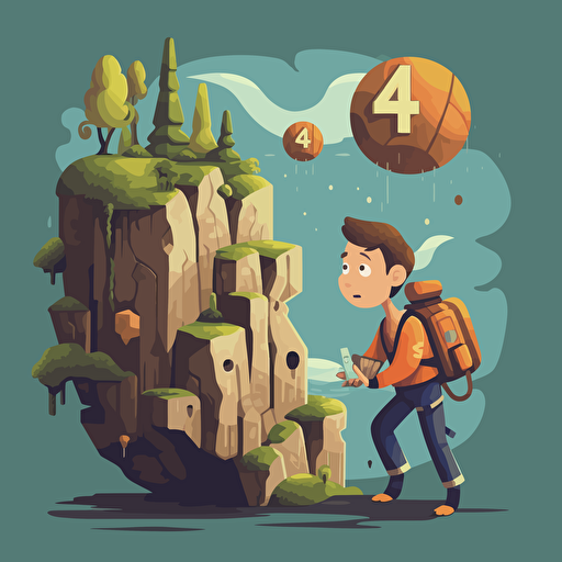 a vector illustration for a 404 page