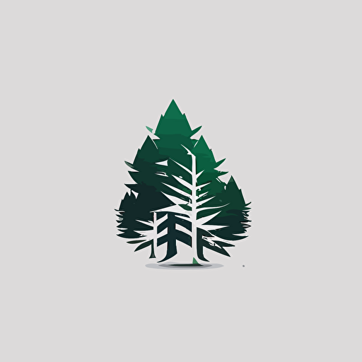 logo, simple, plat desgin, single forest green color, white background, vector logo, symbolic logo, modern, corperate
