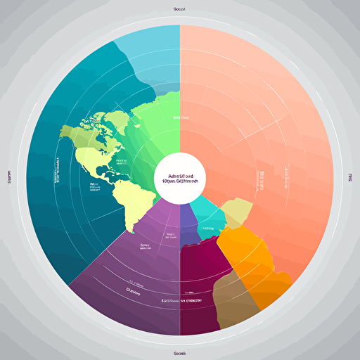 design a logo for earth visualisation charts, vector, solid colors
