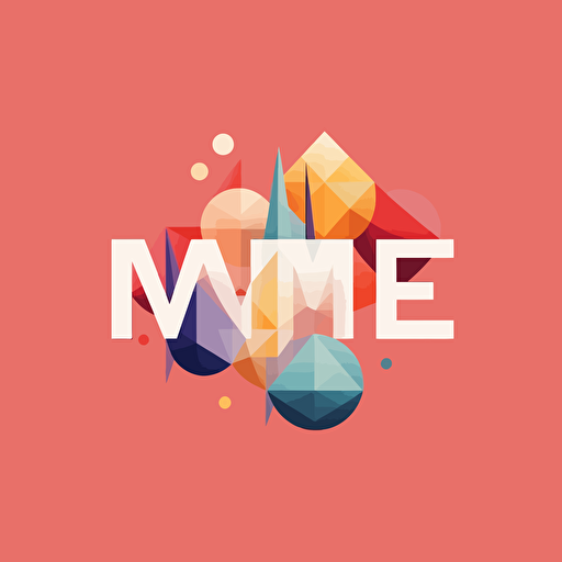 flat vector logo for word “melbourne” simple minimal by Ivan Chermayeff