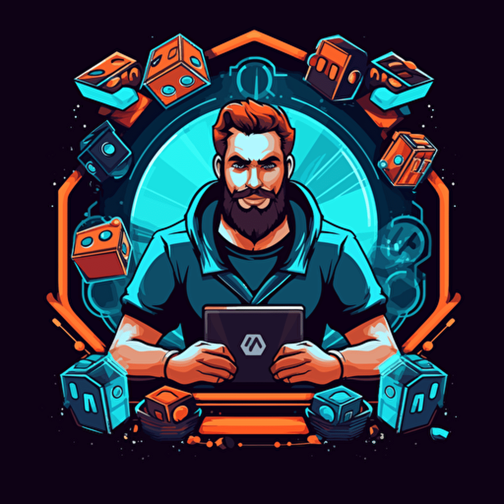 create a ad tech company named "adbet" vector logo which its solutions is specialized in online bet companies, illustration