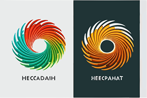 flat vector logo icon, helix image, data-stream, corporate business logo template design, minimalist, modern logo, minimalism