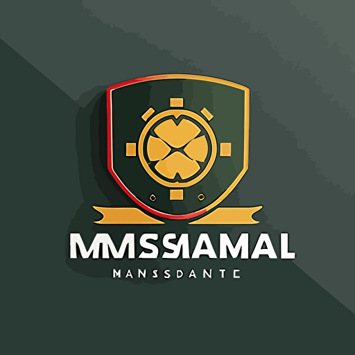 design a minilamist school logo that deals with technology and innovation, vector art, minimalist, solid colors
