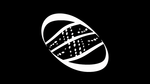 a black and white simple vector illustration of the word 'Becoming' inspired by mutation and fluidity