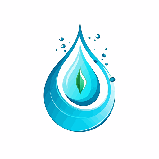 vector logo, Integraty Plumping, drop of water