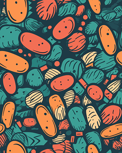 a simple vector art of one pill