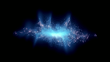 /Vector blue sparkles on an isolated transparent background. Atomization of blue dust particles png. Glowing particles png. Blue dust. Light effect