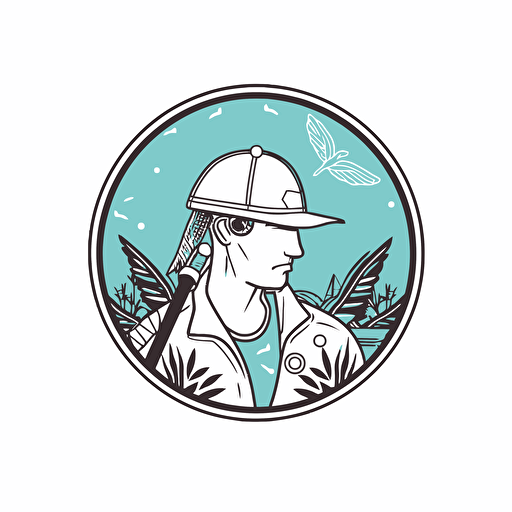 a emblem design for a trades business, tradie, clean, mindful mental health, vector