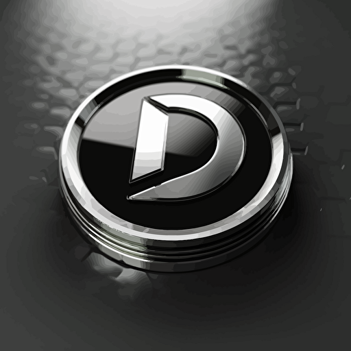 make a Textmark Logo with "DL", vector clean design, grey, black