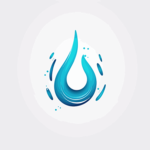 vector logo wather clean minimalism reverse osmosis abstraction