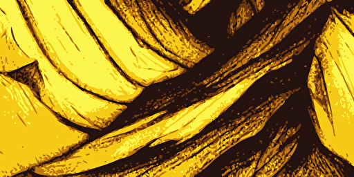 cave in the mountains with vector woodcut filligrees golden and shimmering beautiful in the dusk and full of shadows art conte crayon charcoal brush smudge on vellum illuminated manuscript