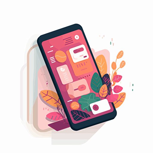 mobile design illustration vector for page with no elements available