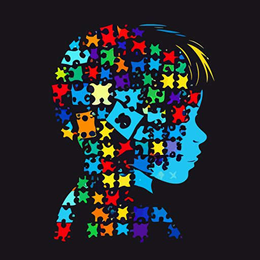 autism awareness vector