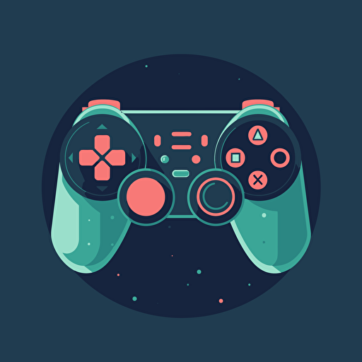A vector of a gaming controller, svg