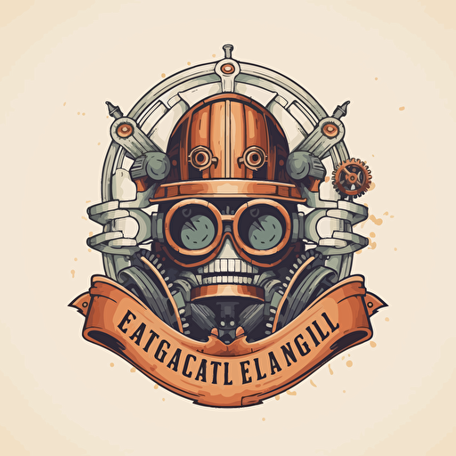 a vector logo design for a engineering college