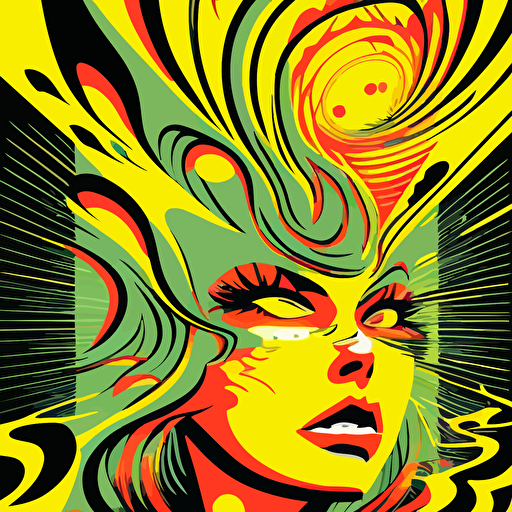 Logo of a lemon as an eye, vector, lineal, 2d, simple:: cartoon::1 jack kirby::1