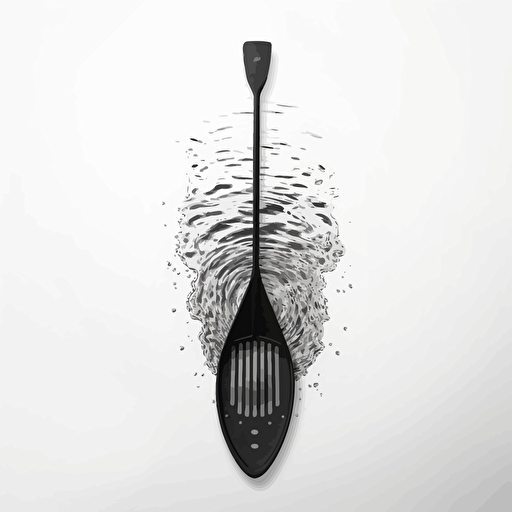a paddle, black, and white, vector, png,