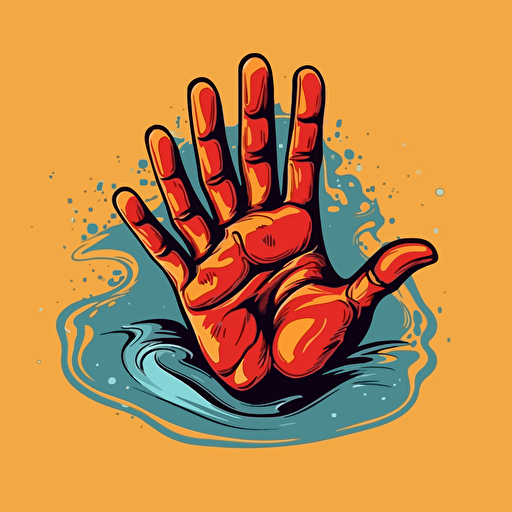 hand, comic, disney, vector