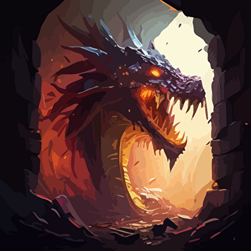"Tiamat's Lair" vector art