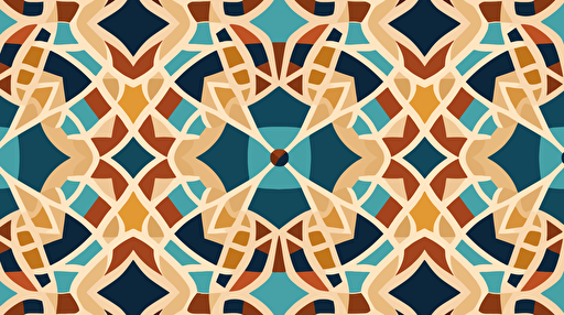 contemporary arabic geometric patterns. vector drawing.