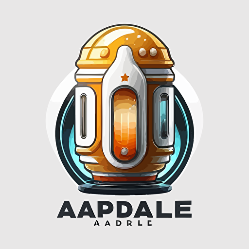 a capsule logo 2d vector illustration white background dribbble deviantart