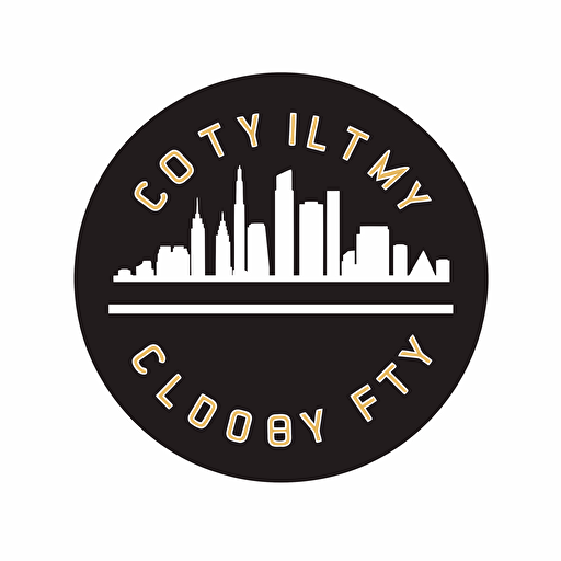 colorado skyline logo, simple, vector