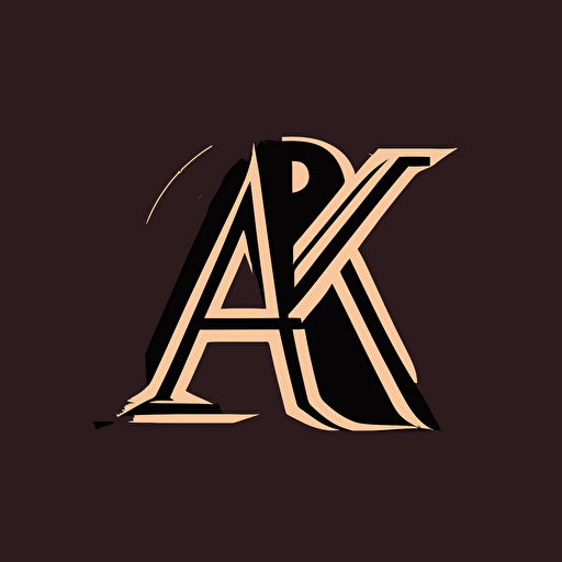 vector logo with the letters A R K" for young people