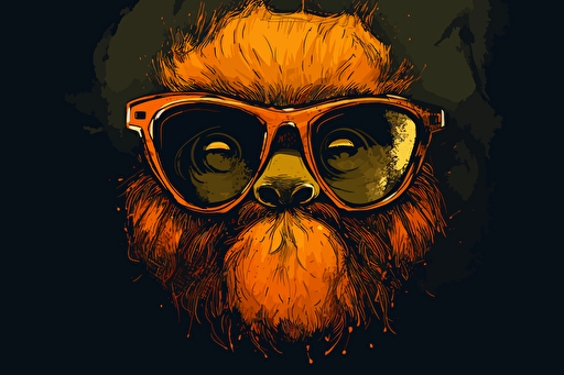 sunglasses, vector, gritty,