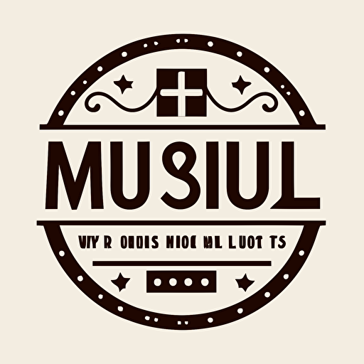 a lettermark logo for a business called mobi plus, simple vector