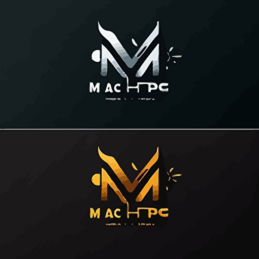 let's create logo for company M&P, vector, electric, minimalist