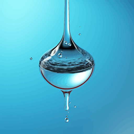 vector drop of water