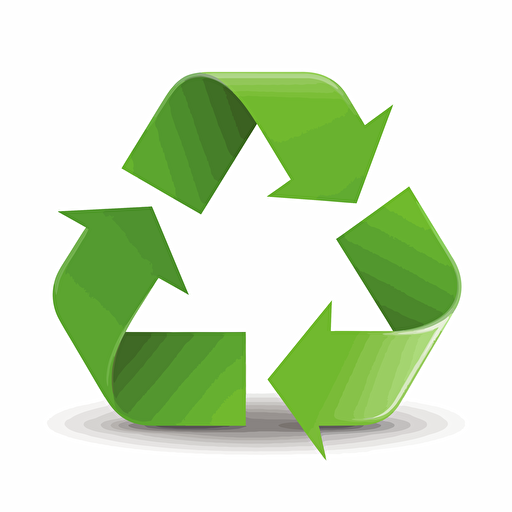 recycle symbol, vector, no background