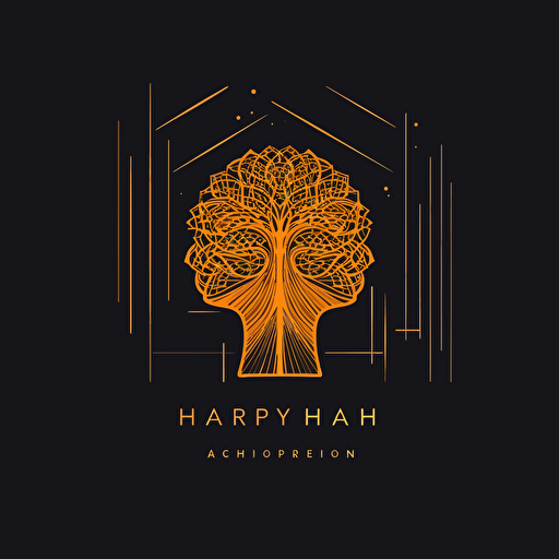 modern logo design for psychotherapy practice, cairn, extremely detailed, symmetrical, modern minimalistic style, elegant, serene, professional design, adobe illustrator, masterpiece, vector, orange-gold design on transparent background