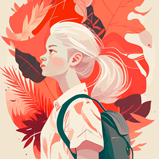 art ilusstration, vector inspired illustrator Abbey Lossing