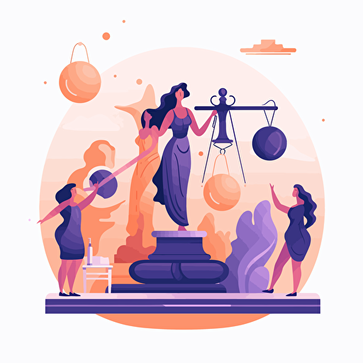 Vector illustration, auction, clean and modern, white tone, as simple as possible, complementing white background, conveying the feeling of an auction.