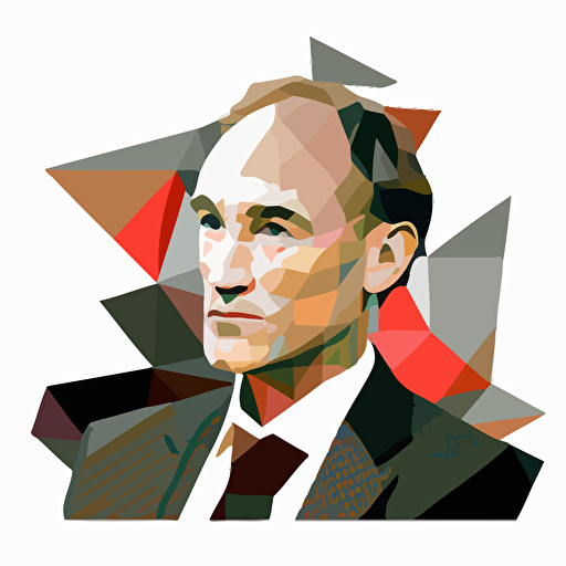 Tim Berners-Lee, flat vector art, Ken Sugimori style