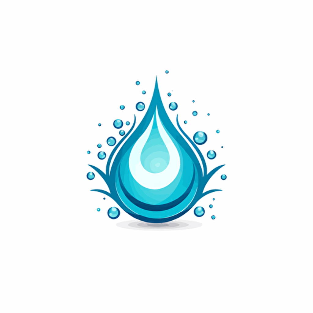 Plumping business Logo, vector, drop of water